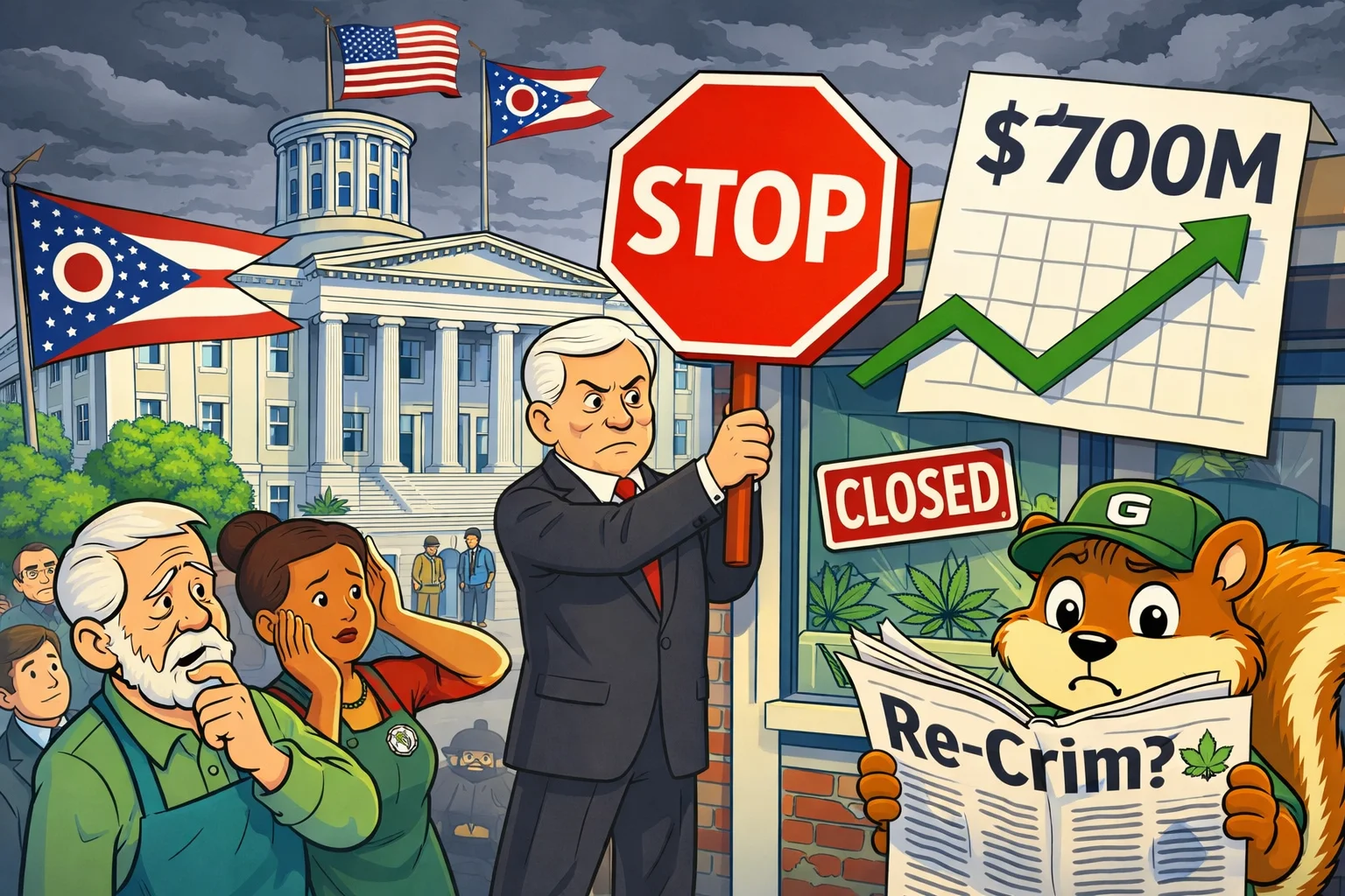 Ohio's Cannabis Comeback Could Be Over: The Re-Crim Threat